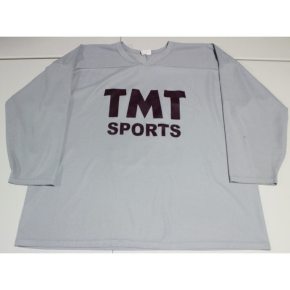 TMT Sports Hockey Jersey Adult XXL 2XL Gray
